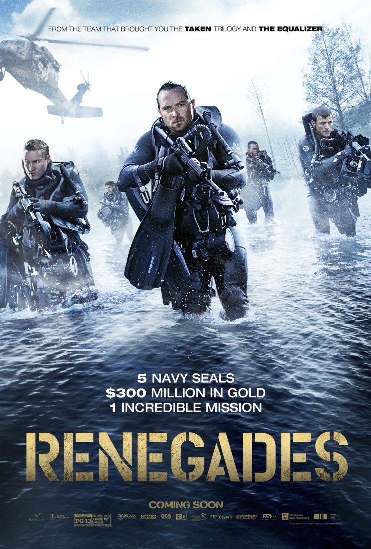 ดูหนังออนไลน์ฟรี Renegades (2017) เรเนเกดส์ ทีมยุทธการล่าโคตรทองใต้สมุทร